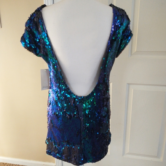 Tobi Sequin Dress Small NWT - Picture 2 of 6